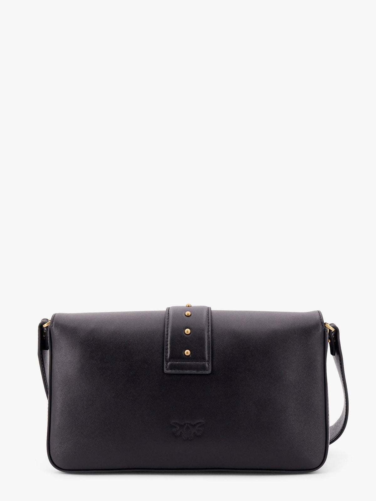 Pinko Women's Love One Classic Leather Shoulder Bag Black, view 2