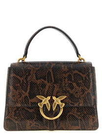 Pinko Love One Light Medium Handbag Brown