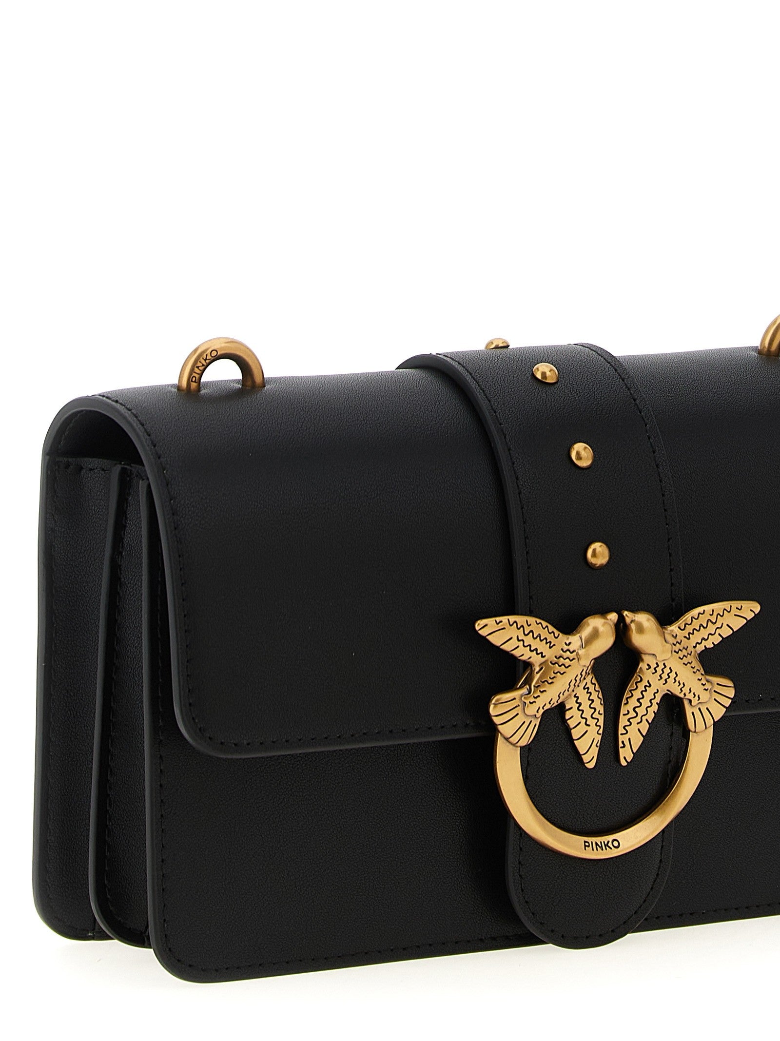 Pinko Love One Mini Crossbody Bag Black
