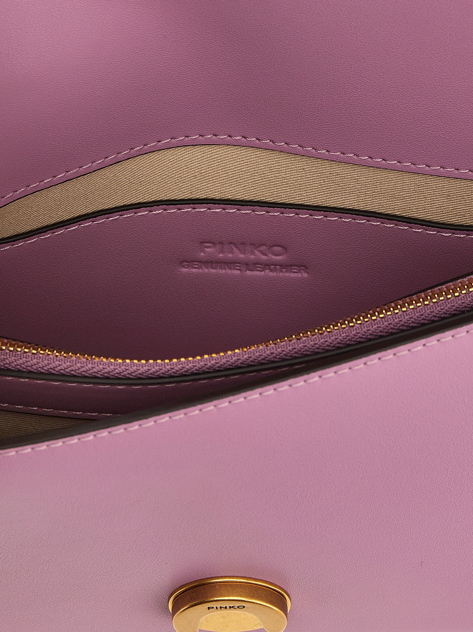 Pinko Love One Mini Crossbody Bag Purple