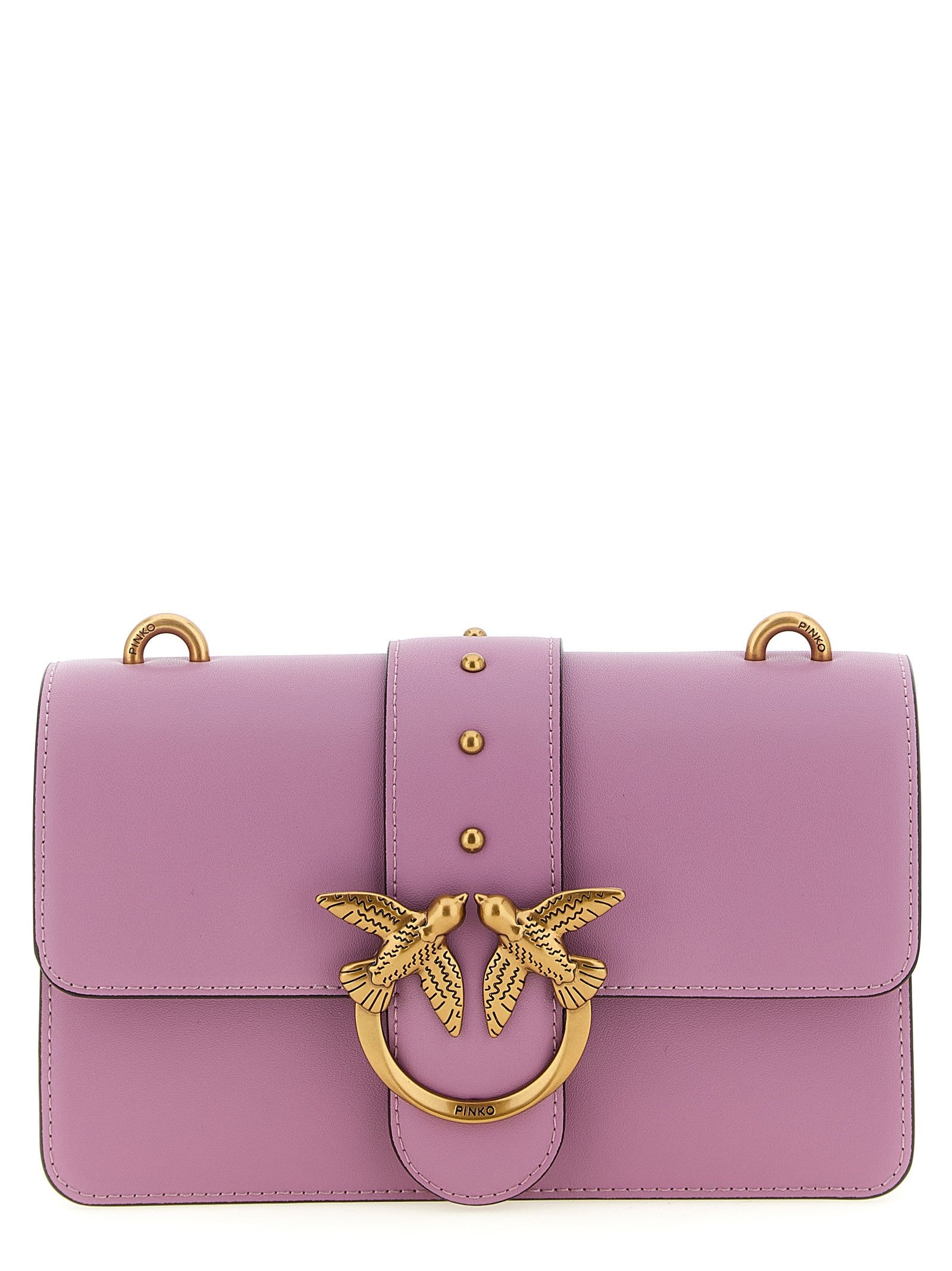 Pinko Love One Mini Crossbody Bag Purple