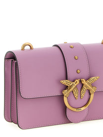 Pinko Love One Mini Crossbody Bag Purple