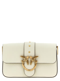 Pinko Love One Mini Crossbody Bag White
