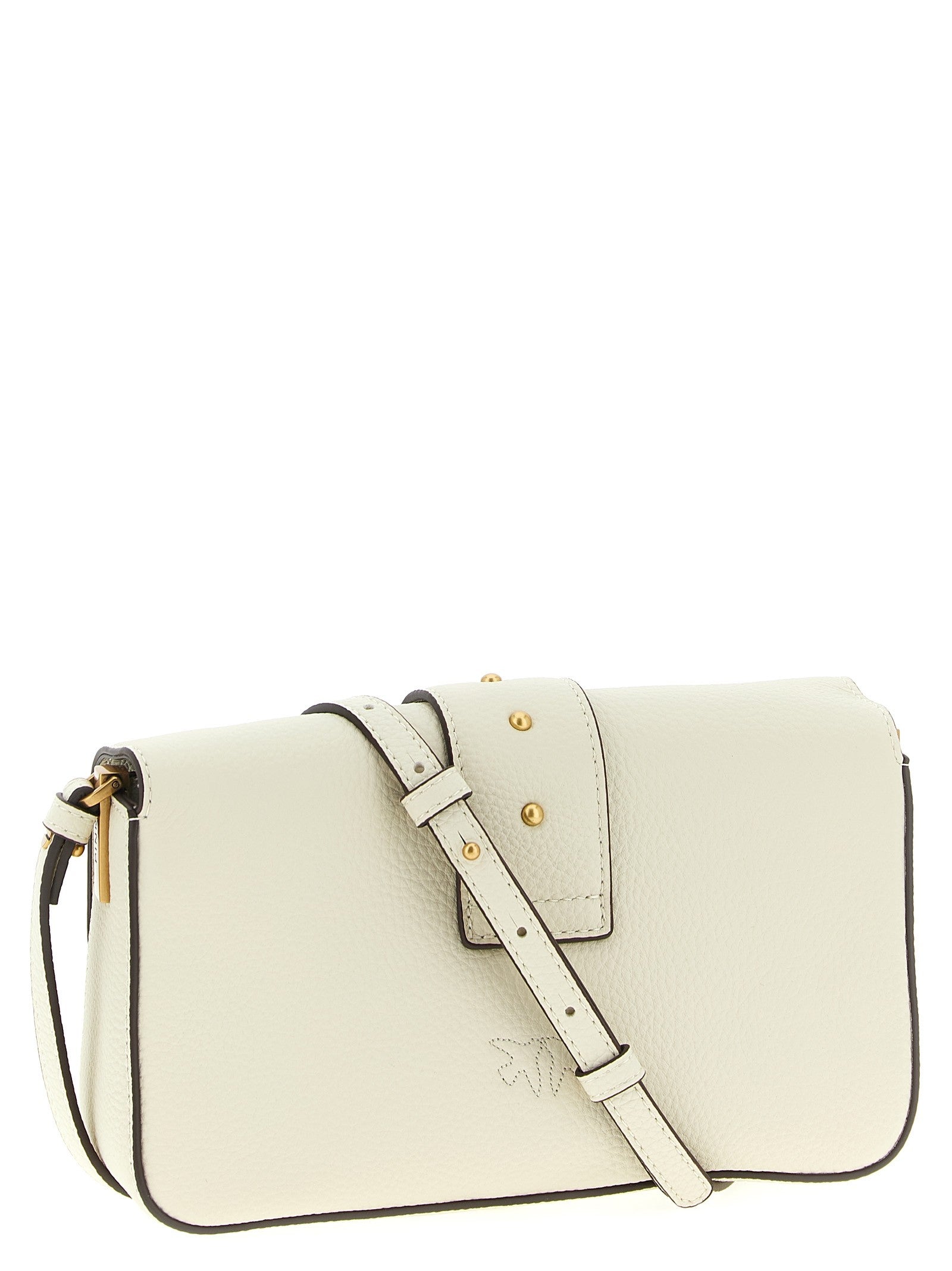 Pinko Love One Mini Crossbody Bag White