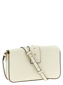 Pinko Love One Mini Crossbody Bag White