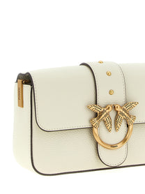 Pinko Love One Mini Crossbody Bag White