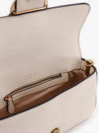 Pinko Women's Love One Mini Leather Shoulder Bag White, view 4