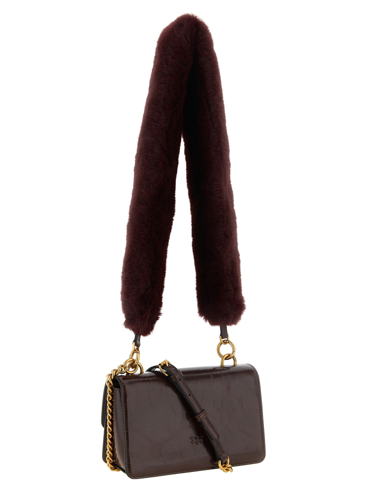 Pinko Love One Mini Shoulder Bag Red