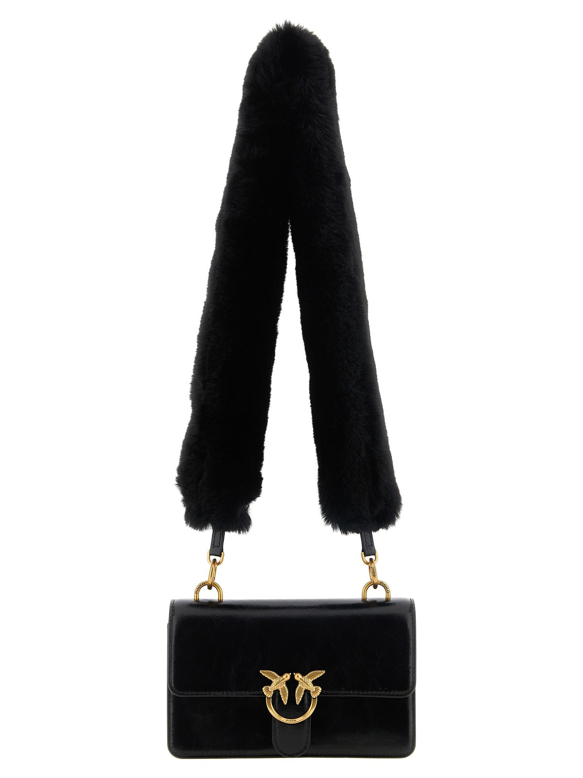Pinko Love One Mini Shoulder Bag Black