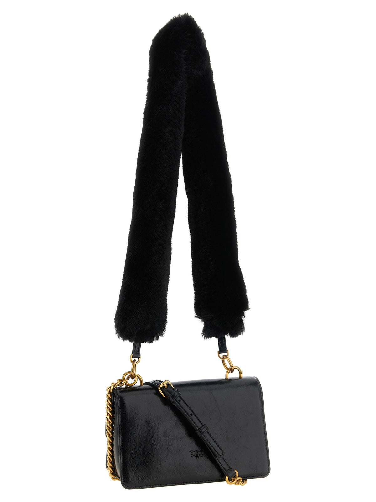 Pinko Love One Mini Shoulder Bag Black