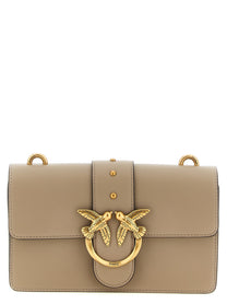 Pinko Love One Small Crossbody Bag Grey