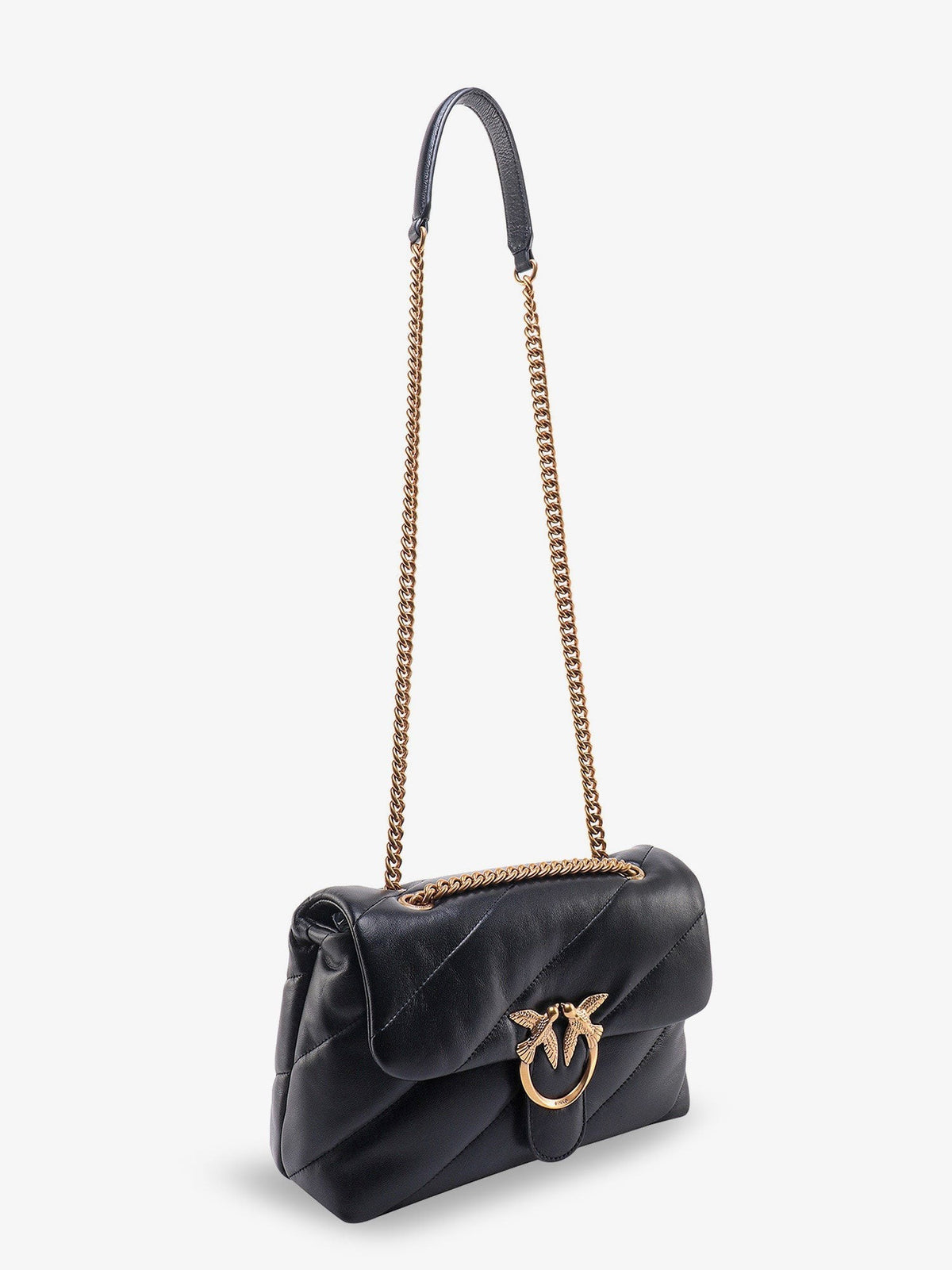 Pinko Women's Classic Love Puff Crossbody Bag Black, view 3