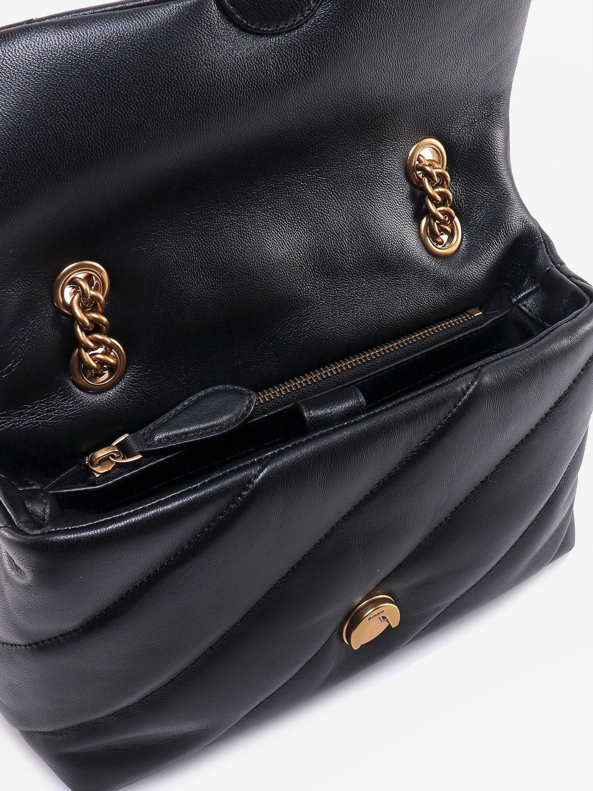 Pinko Women's Classic Love Puff Crossbody Bag Black, view 4