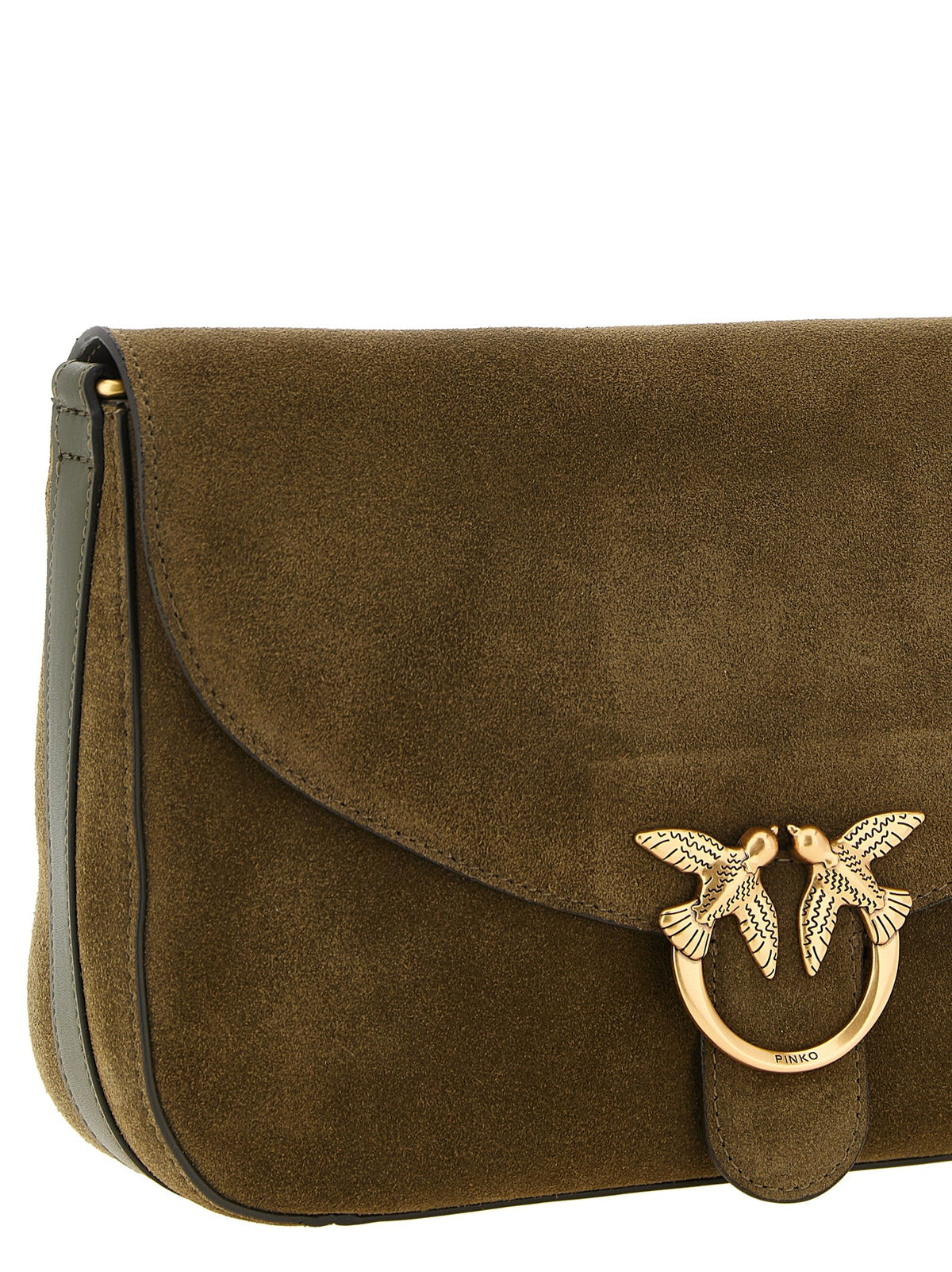 Pinko Love Satchel Medium Shoulder Bag Green, view 3