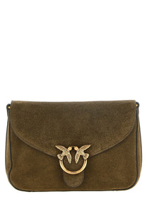 Pinko Love Satchel Mini Crossbody Bag Green