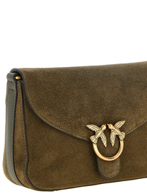 Pinko Love Satchel Mini Crossbody Bag Green, view 3