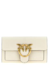 Pinko Love Simply Wallet on Chain White