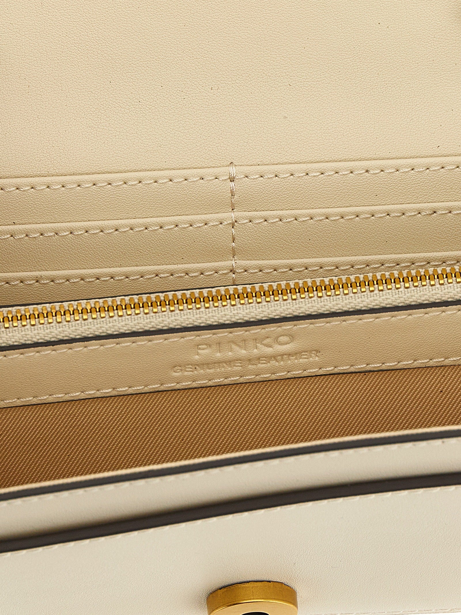 Pinko Love Simply Wallet on Chain White