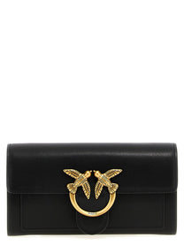 Pinko Love Simply Wallet on Chain Black