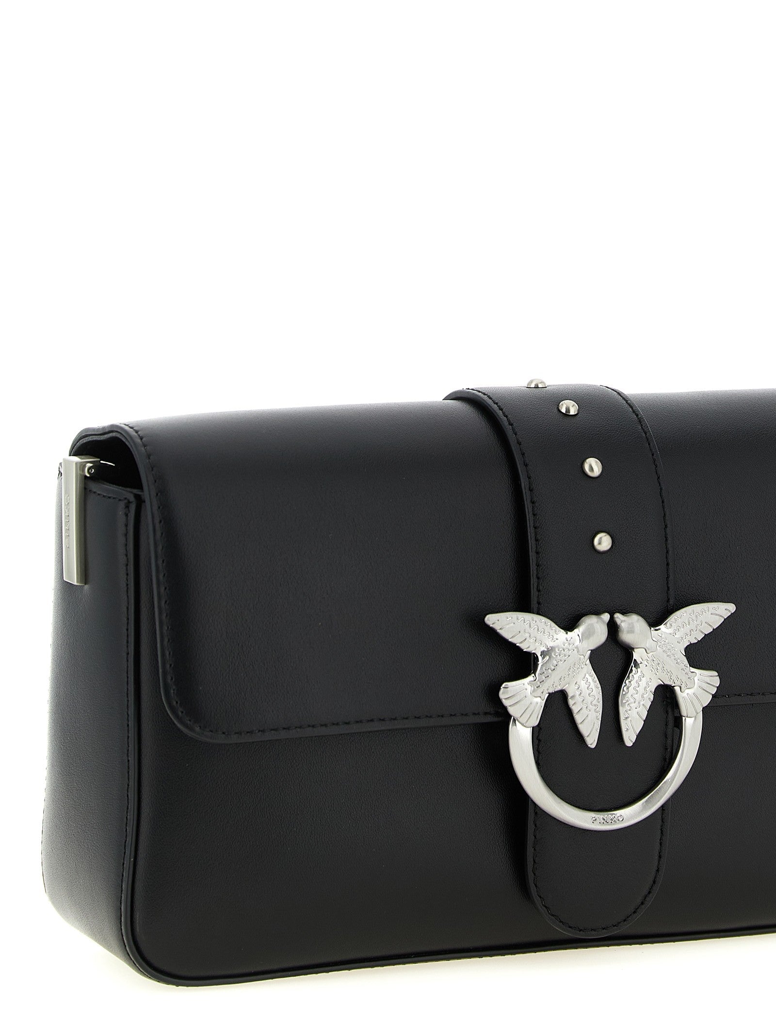 Pinko Love Slouchy Classic Shoulder Bag Black
