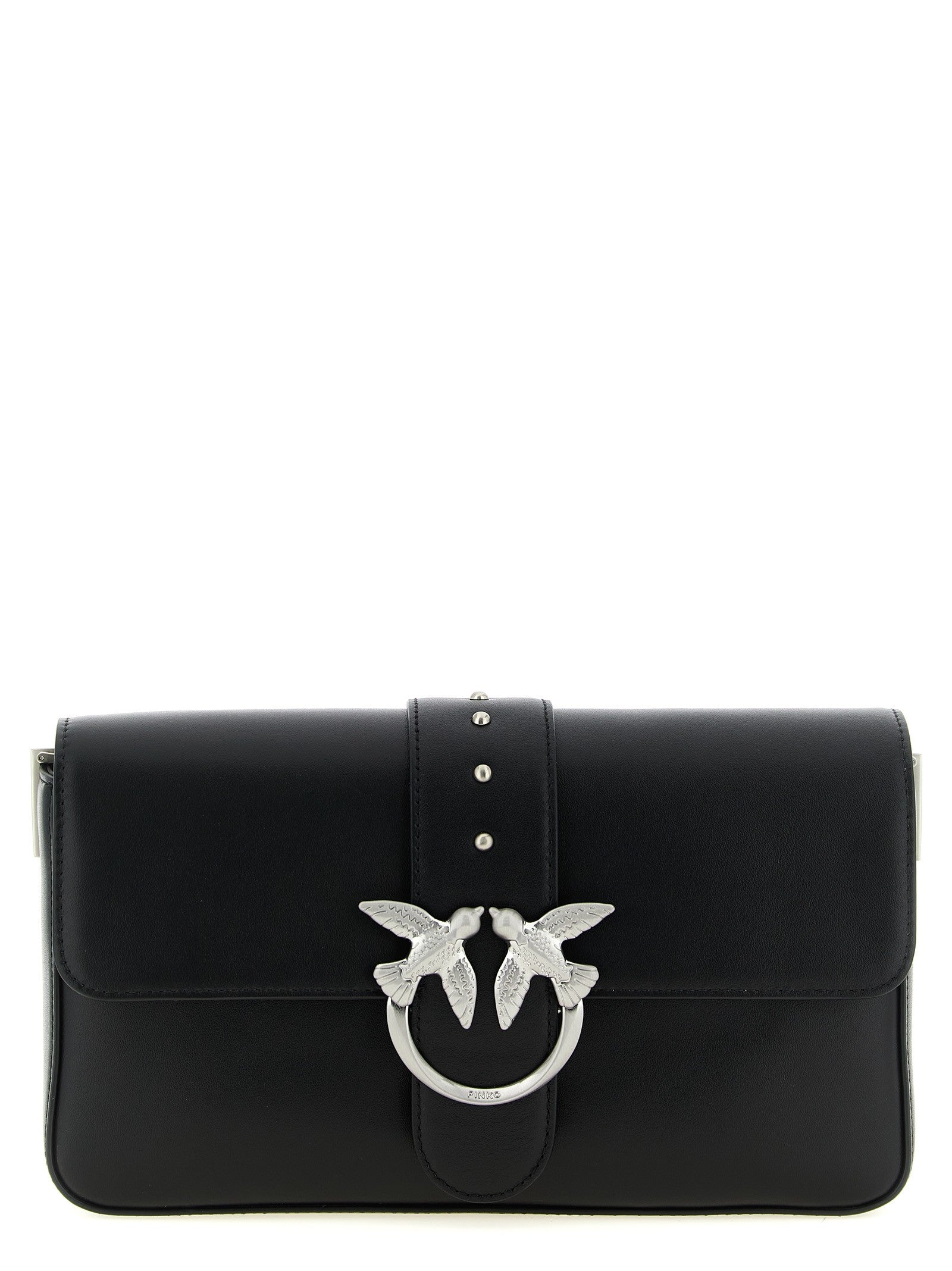 Pinko Love Slouchy Classic Shoulder Bag Black