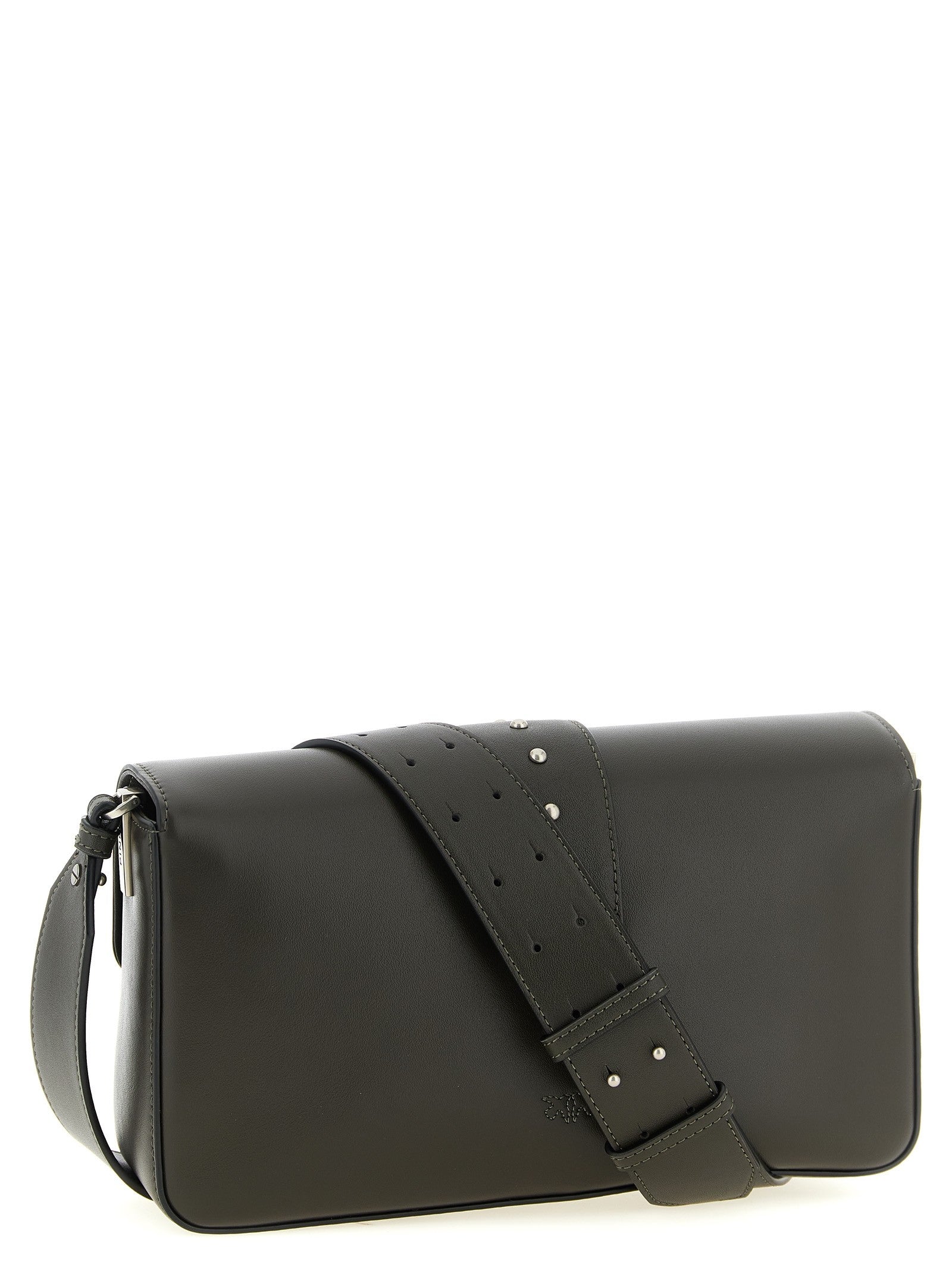 Pinko Love Slouchy Classic Shoulder Bag Green