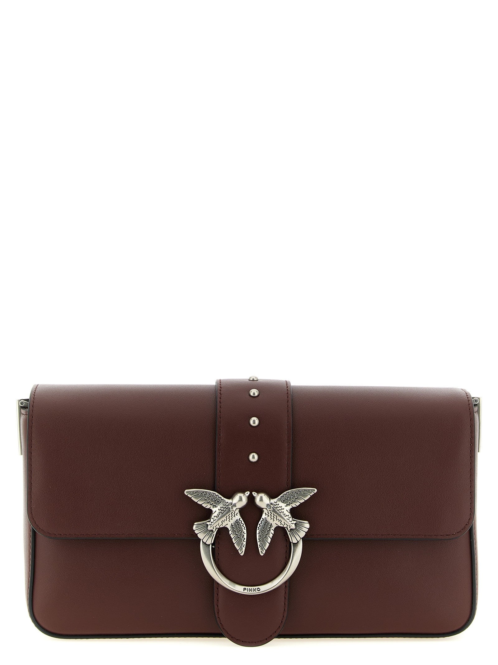 Pinko Love Slouchy Classic Shoulder Bag Red