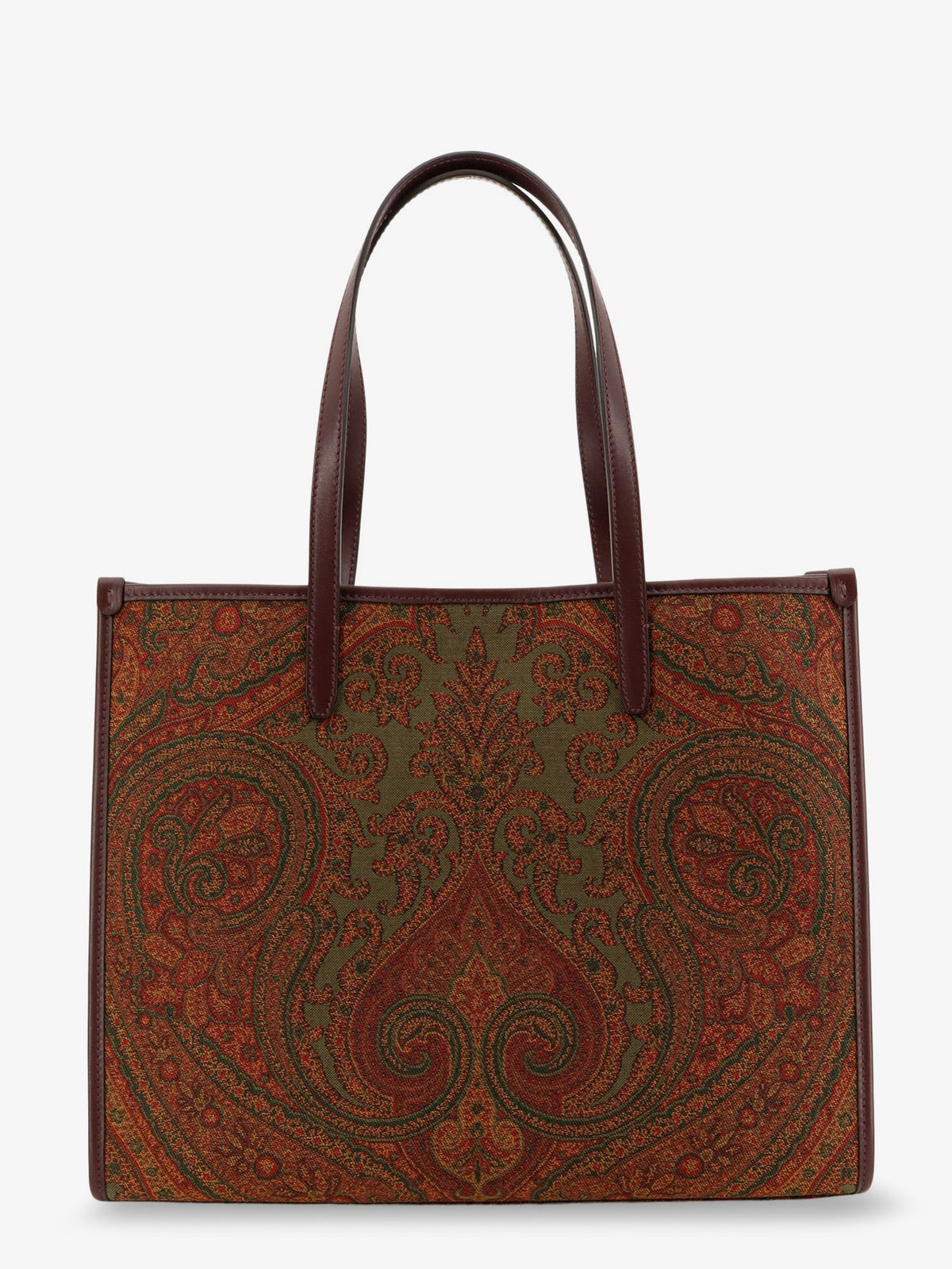 ETRO Women's Love Trotter Paisley Jacquard Shopping Bag Gold