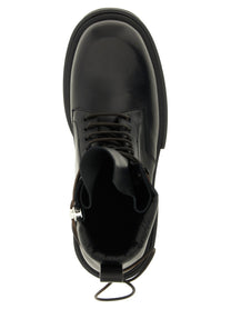 Rick Owens Low Army Gabe Ankle Boots Black