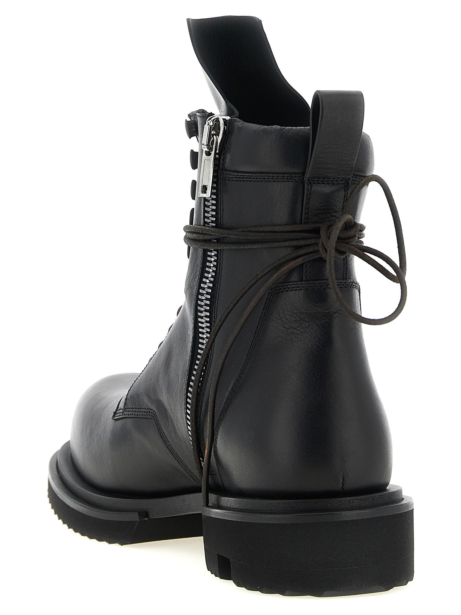 Rick Owens Low Army Gabe Ankle Boots Black