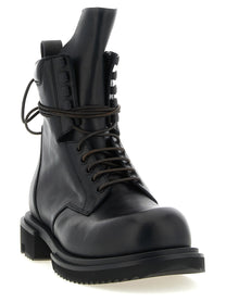 Rick Owens Low Army Gabe Ankle Boots Black