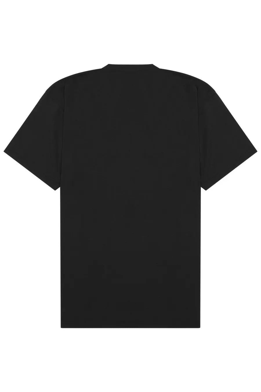 Black low brand men’s cotton t-shirt with short sleeves and simple crew neck design