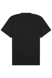 Black low brand men’s cotton t-shirt with short sleeves and simple crew neck design