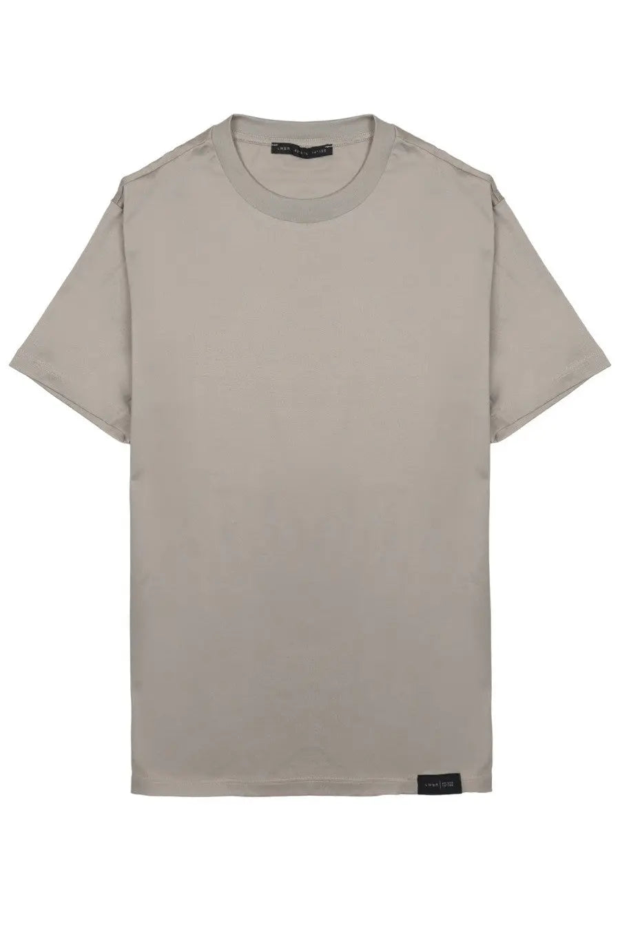 Low Brand men’s beige cotton t-shirt in jersey di cotone with crew neck and subtle stitching details