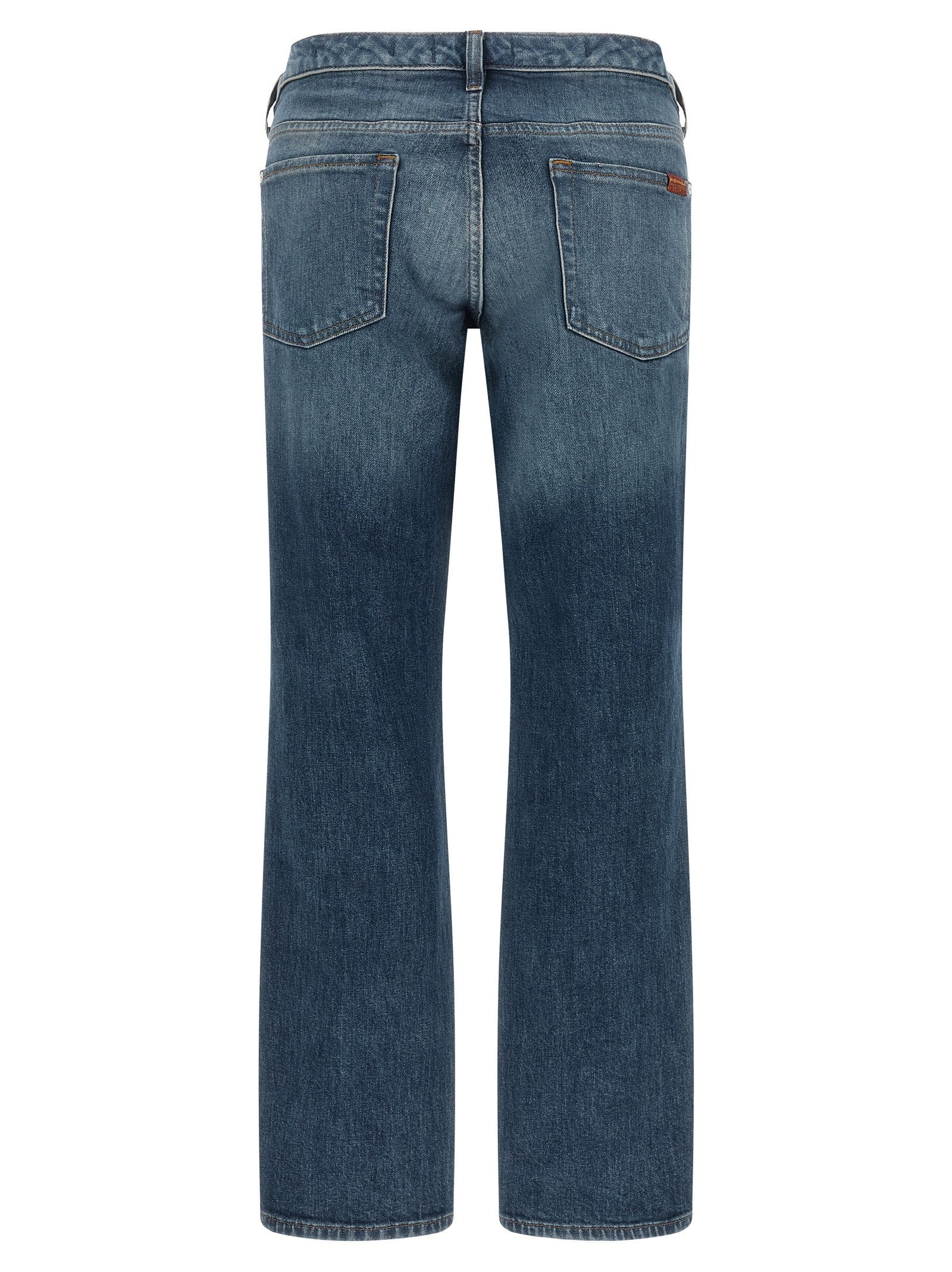 7 For All Mankind Low Cigarette Jeans Blue