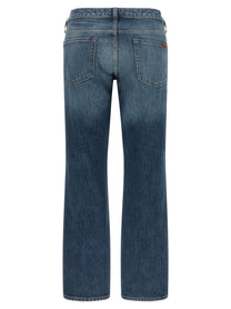 7 For All Mankind Low Cigarette Jeans Blue