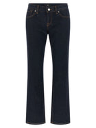 7 For All Mankind Low Cigarette Jeans Blue