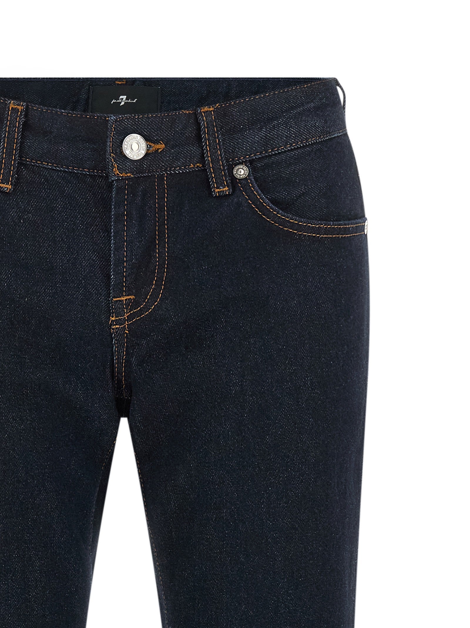 7 For All Mankind Low Cigarette Jeans Blue