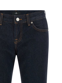 7 For All Mankind Low Cigarette Jeans Blue