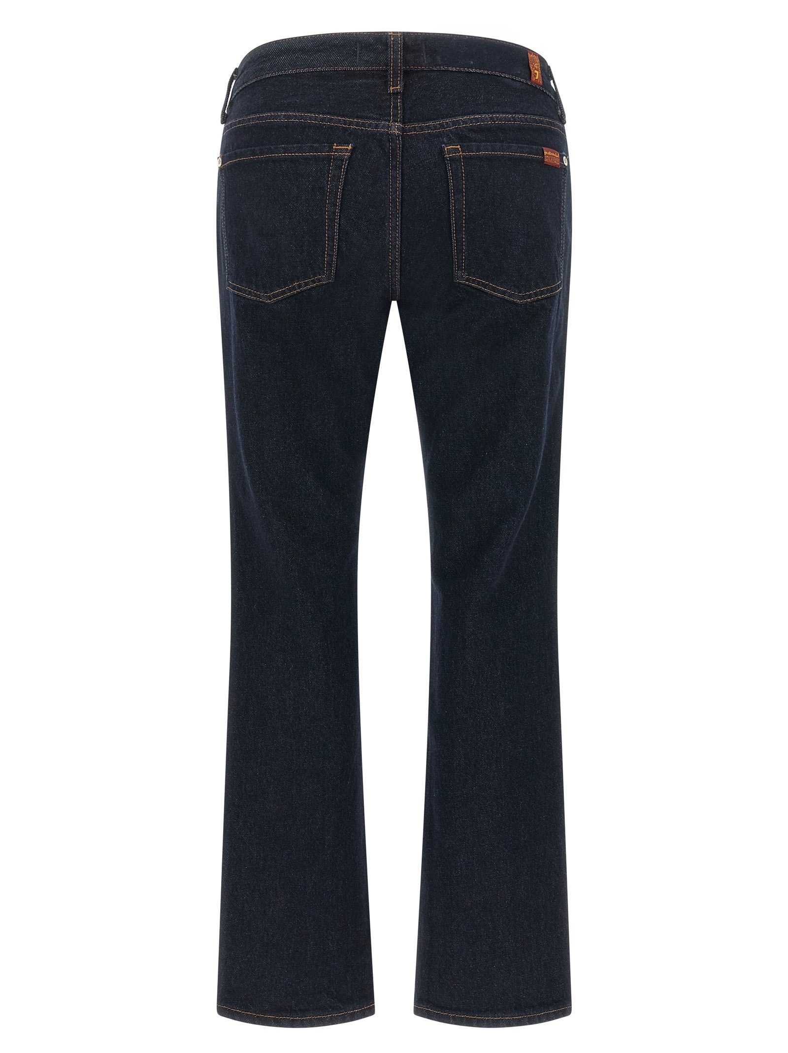 7 For All Mankind Low Cigarette Jeans Blue