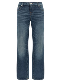 7 For All Mankind Low Cigarette Jeans Blue