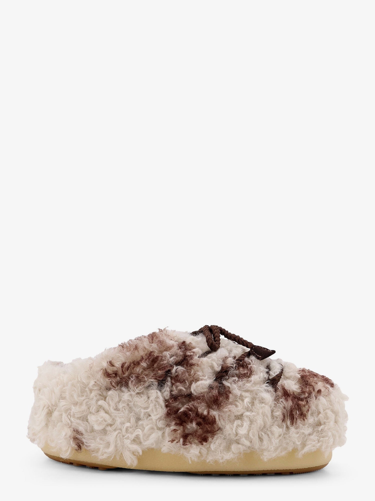 Moon Boot Women's Low Faux Fur Sandals Pattern Moon Boot