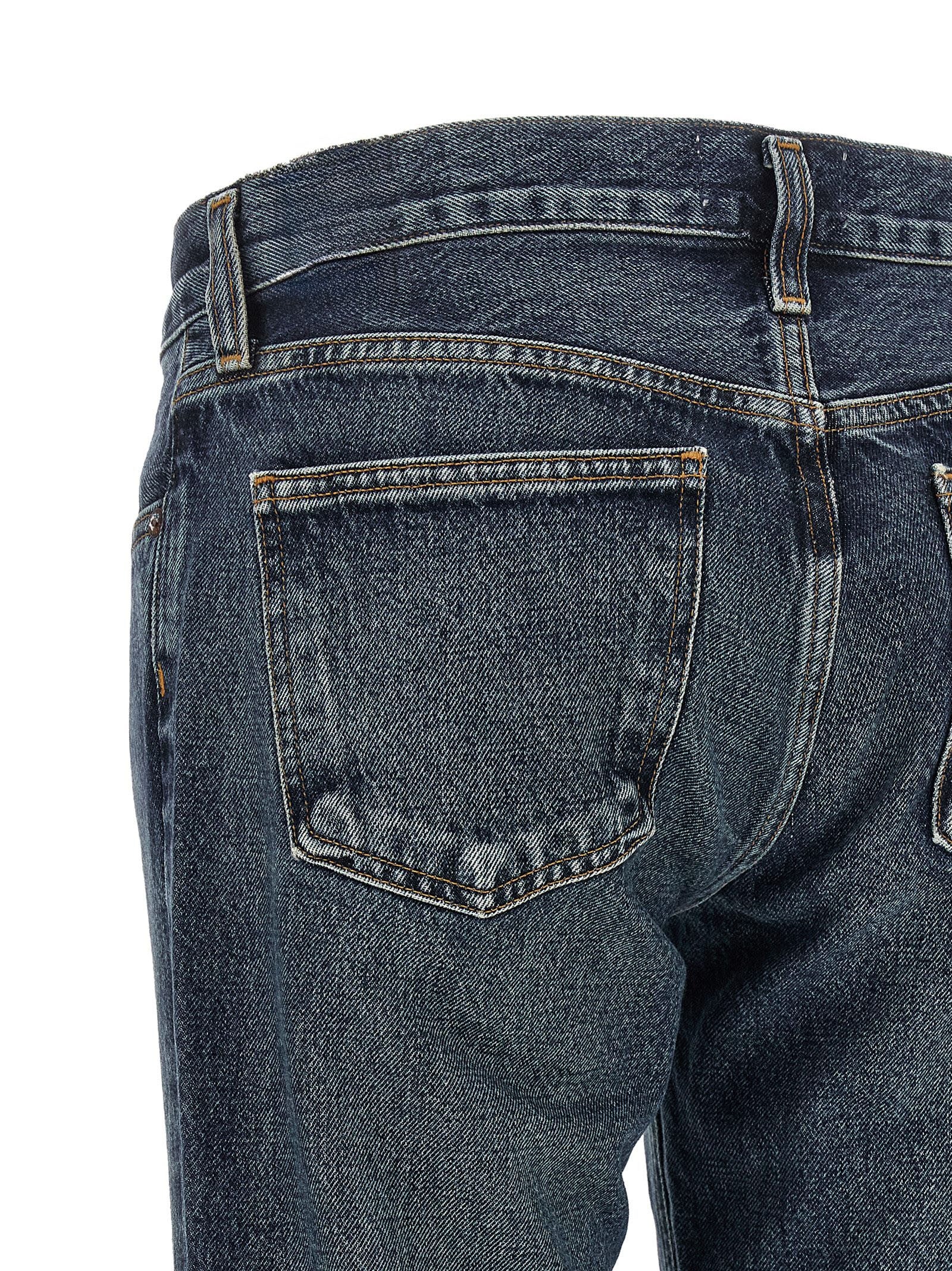 Agolde Low Rise Boot Jeans Blue