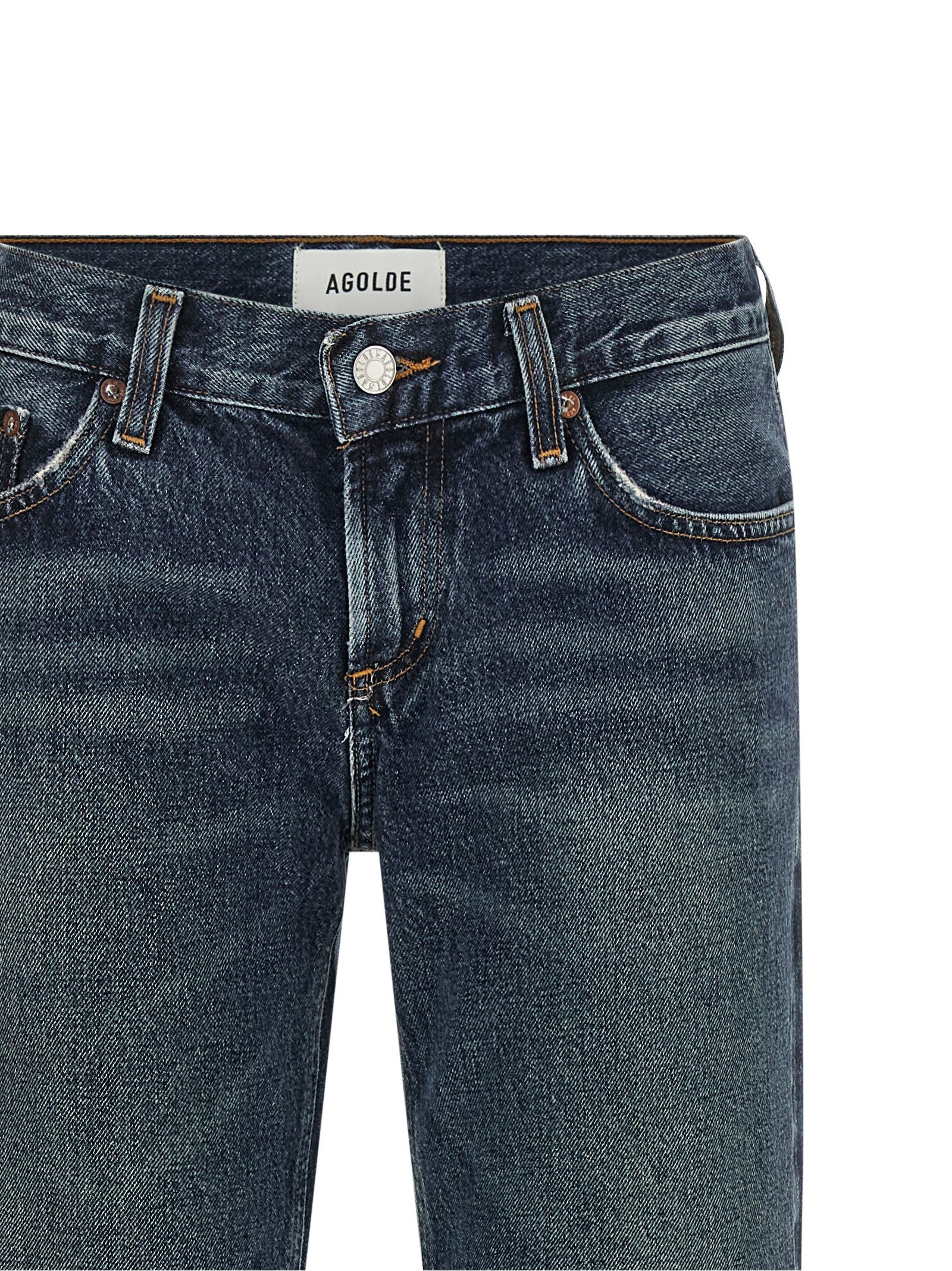 Agolde Low Rise Boot Jeans Blue