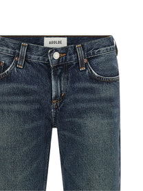 Agolde Low Rise Boot Jeans Blue