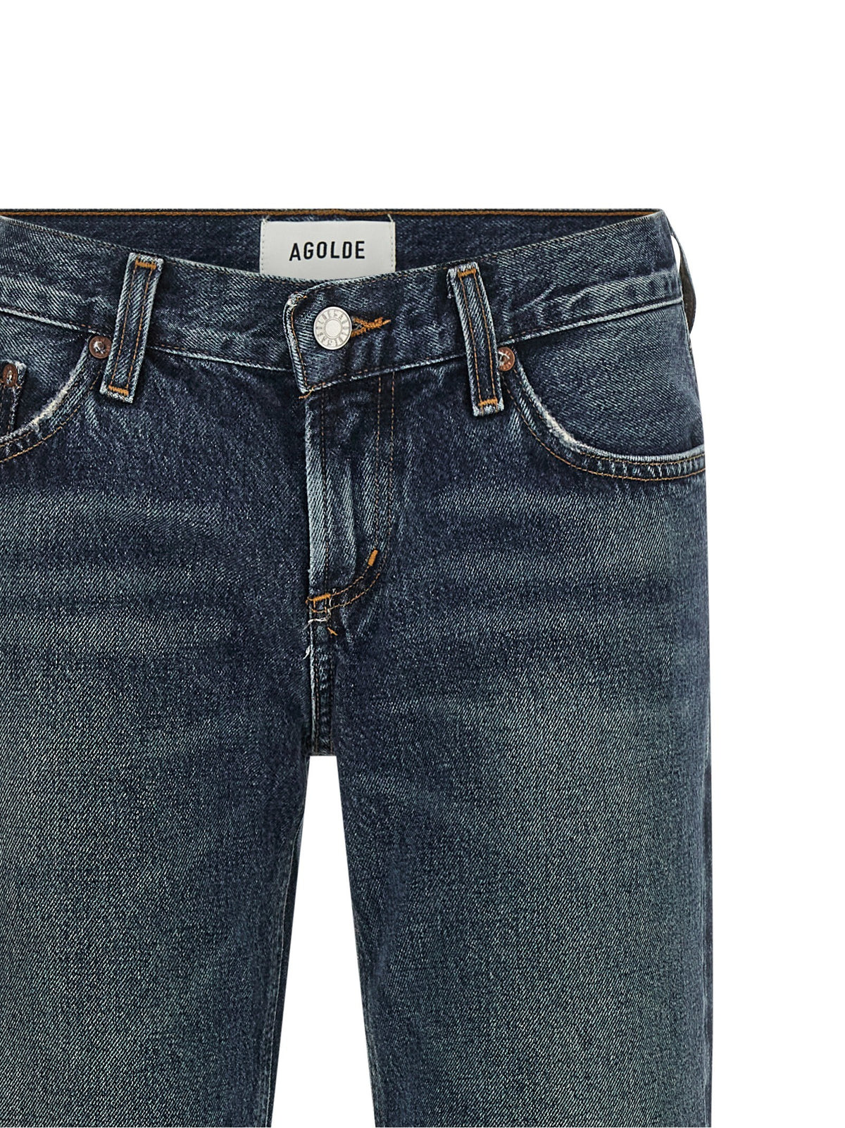 AGOLDE Low Rise Boot Jeans Blue, view 3