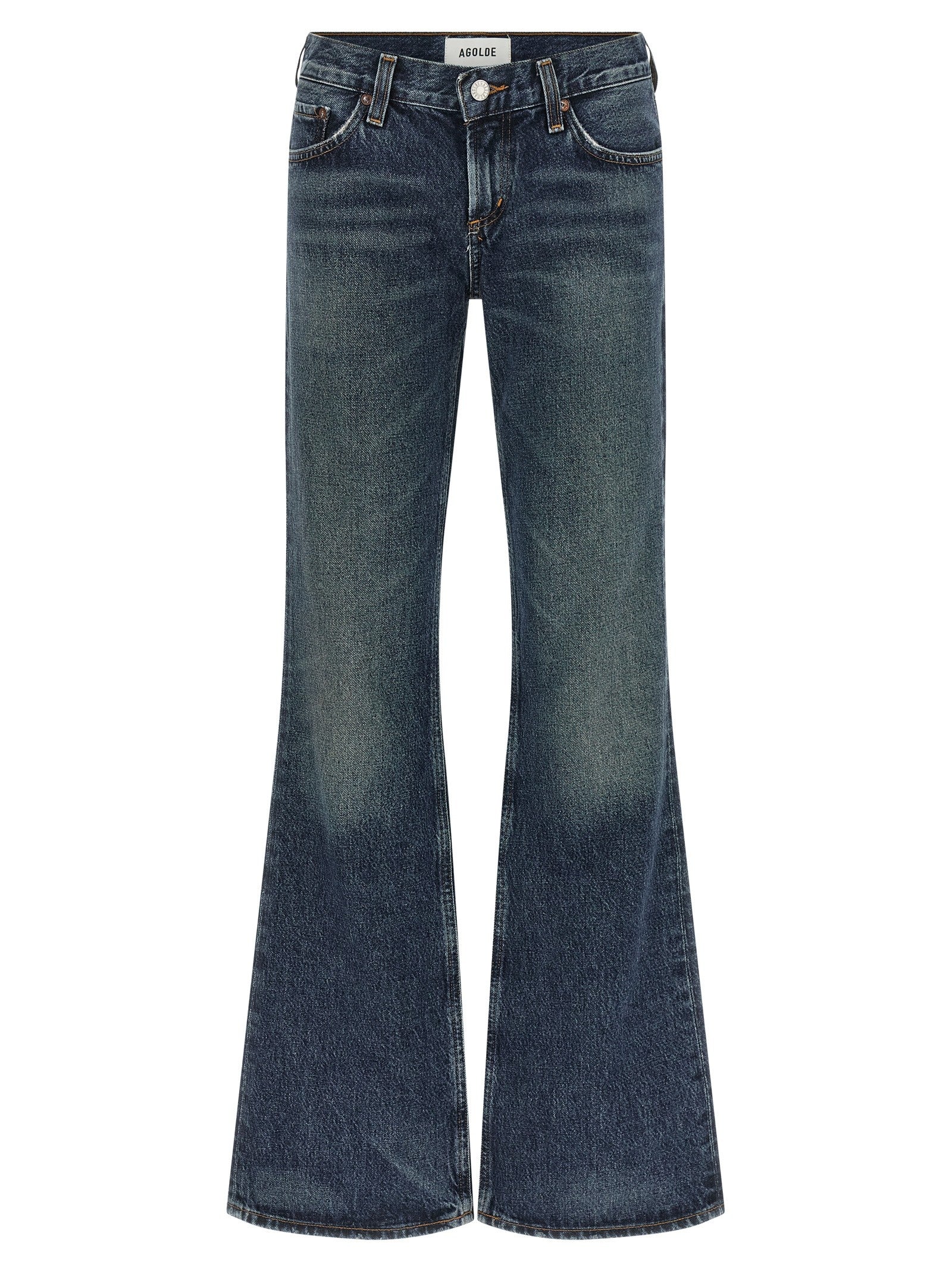 Agolde Low Rise Boot Jeans Blue