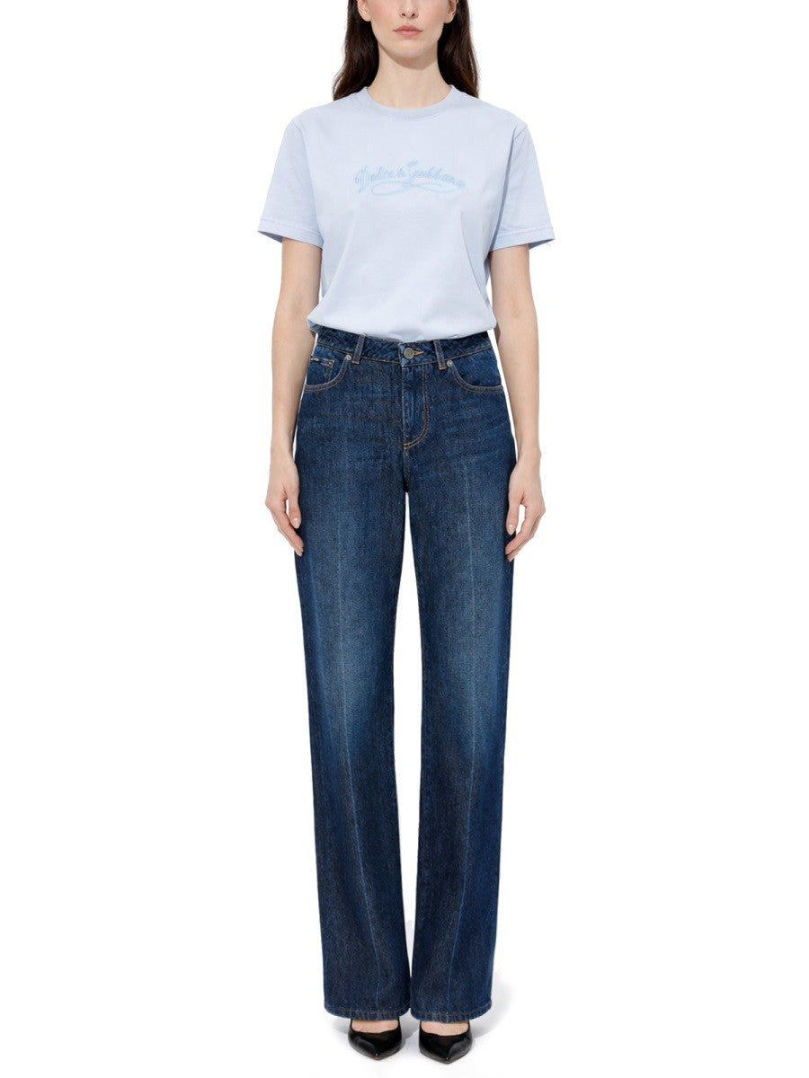 Dolce &amp; Gabbana Women's Low Rise Jeans Blue