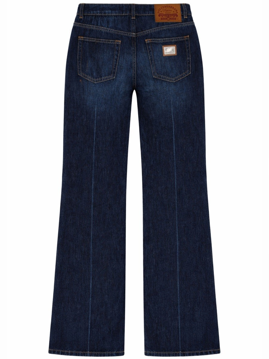 Dolce &amp; Gabbana Women's Low Rise Jeans Blue