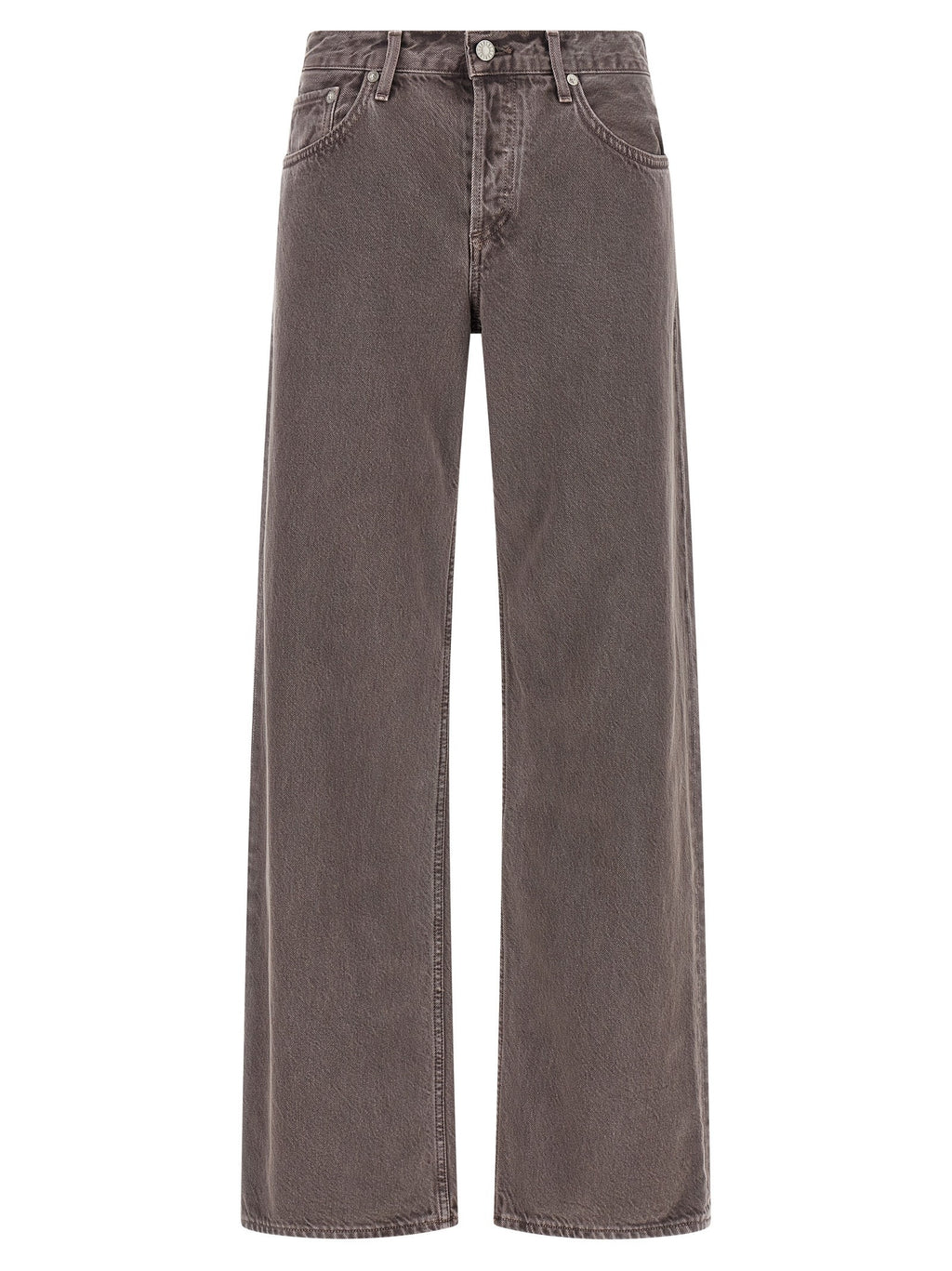 AGOLDE Low Rise Loose Jeans Purple